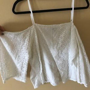 Aerie BOHO bohemian hippie Lace Top